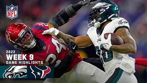 eagles vs texans|Philadelphia Eagles at Houston Texans 2022 REG 9 .